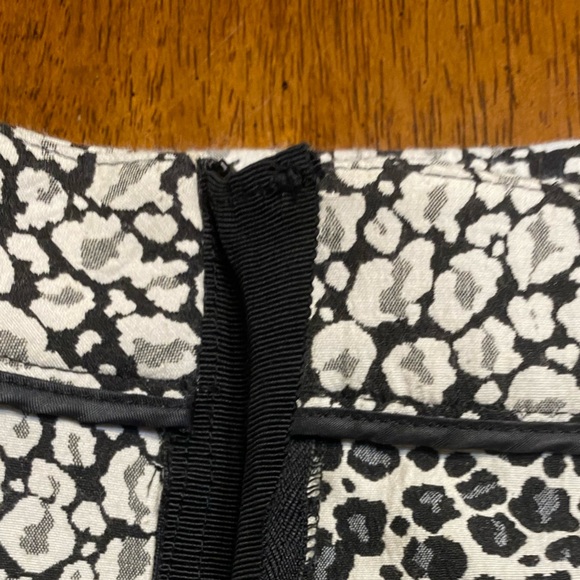 Ann Taylor Contrasting Color cheetah Print Pencil Skirt Size‎ 6 - Picture 6 of 10